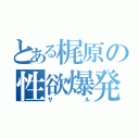 とある梶原の性欲爆発（サル）