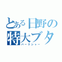 とある日野の特大ブタ（バークシャー）