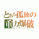 とある孤独の重力爆破（ビックバン）