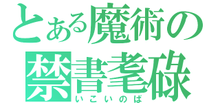 とある魔術の禁書耄碌（いこいのば）