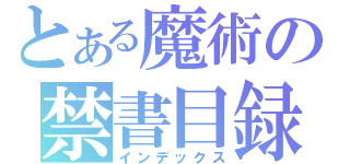 とある魔術の禁書目録（インデックス）