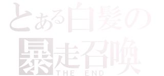 とある白髪の暴走召喚（ＴＨＥ ＥＮＤ）