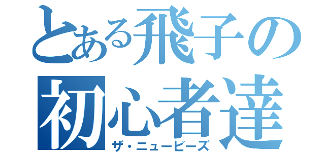 とある飛子の初心者達（ザ・ニュービーズ）