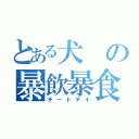 とある犬の暴飲暴食（チートデイ）