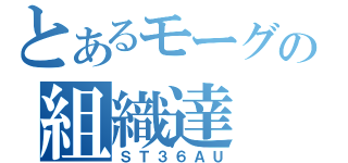 とあるモーグの組織達（ＳＴ３６ＡＵ）