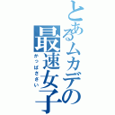 とあるムカデの最速女子（かっぱささい）