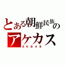 とある朝鮮民族のアケカス（ＡＫＢ４８）