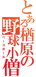 とある楢原の野球小僧（ベースボール）