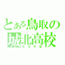 とある鳥取の城北高校（矢谷学園）