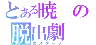 とある暁の脱出劇（エスケープ）