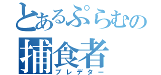 とあるぷらむの捕食者（プレデター）