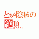 とある陰核の絶頂（エクスタシー）