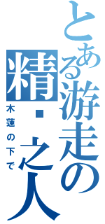 とある游走の精灵之人（木蓮の下で）