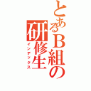 とあるＢ組の研修生（インデックス）