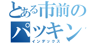 とある市前のパツキン外国人（インデックス）