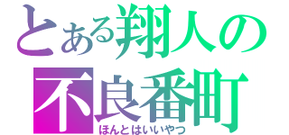 とある翔人の不良番町（ほんとはいいやつ）