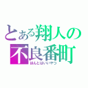 とある翔人の不良番町（ほんとはいいやつ）