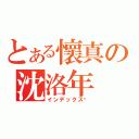 とある懷真の沈洛年（インデックス❤）