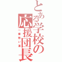 とある学校の応援団長（一番熱い漢）