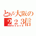 とある大阪の２２３信者（新快速中毒）