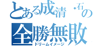 とある成清・石原の全勝無敗（ドリームイメージ）