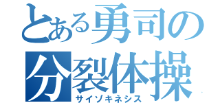 とある勇司の分裂体操（サイゾキネシス）