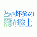 とある坏笑の額在臉上（Ｉ\'Ｍ ＥＬＥＭＥＮＴ）