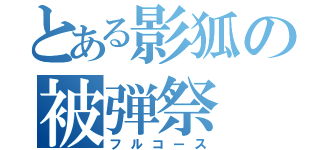 とある影狐の被弾祭（フルコース）