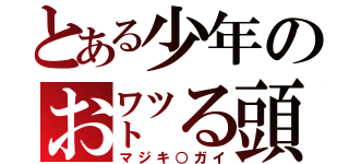 とある少年のお㍗る頭（マジキ○ガイ）