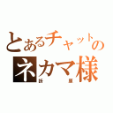 とあるチャットのネカマ様（折原）