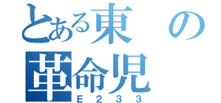 とある東の革命児（Ｅ２３３）