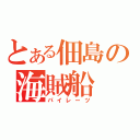 とある佃島の海賊船（パイレーツ）