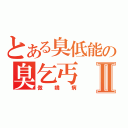 とある臭低能の臭乞丐Ⅱ（傲嬌病）