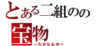 とある二組のの宝物（～たからもの～）