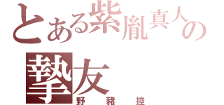 とある紫胤真人の摯友（野豬控）