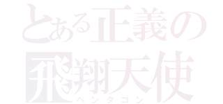 とある正義の飛翔天使（ペンタゴン）