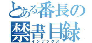 とある番長の禁書目録（インデックス）