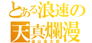 とある浪速の天真爛漫（遠山金太郎）