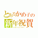 とあるかめ子の新年祝賀（ハッピーニューイヤー）