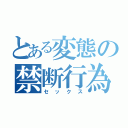 とある変態の禁断行為（セックス）