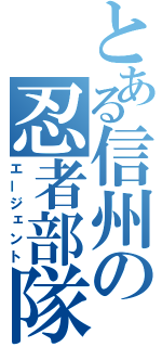 とある信州の忍者部隊（エージェント）