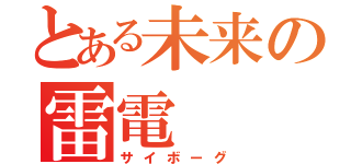 とある未来の雷電（サイボーグ）