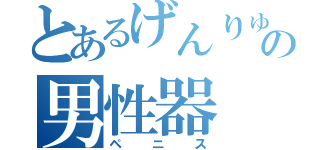 とあるげんりゅうの男性器（ペニス）