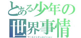 とある少年の世界事情（ワールドシチュエイション）