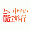 とある中学の修学旅行（Ｓｃｈｏｏｌｔｒｉｐ）