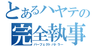 とあるハヤテの完全執事（パーフェクトバトラー）