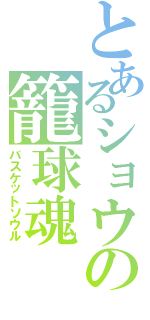 とあるショウの籠球魂（バスケットソウル）