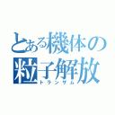 とある機体の粒子解放（トランザム）