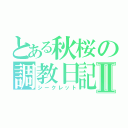 とある秋桜の調教日記Ⅱ（シークレット）