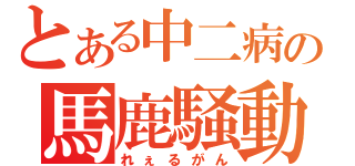 とある中二病の馬鹿騒動（れぇるがん）